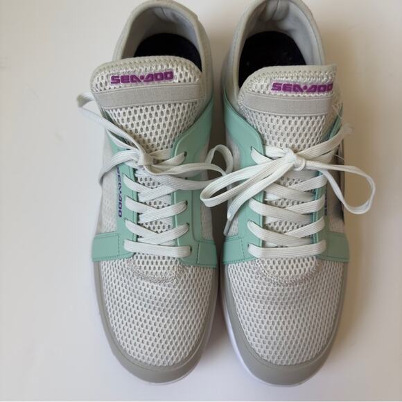 Sea-Doo Water Shoes in Grey Green jet ski Sneakers Breathable amphibian unisex - Picture 3 of 14